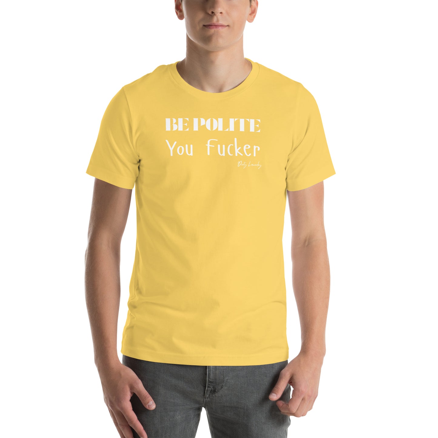 Éduqué Edition Tee Because manners and madness go hand in hand. Yellow