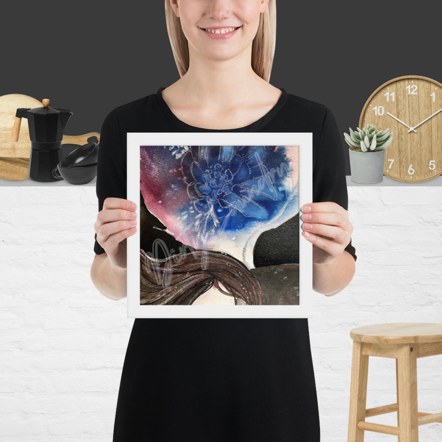 The Merge ~An Original Dirty Laundry Drop – Artistic Expression Print 10″×10″
