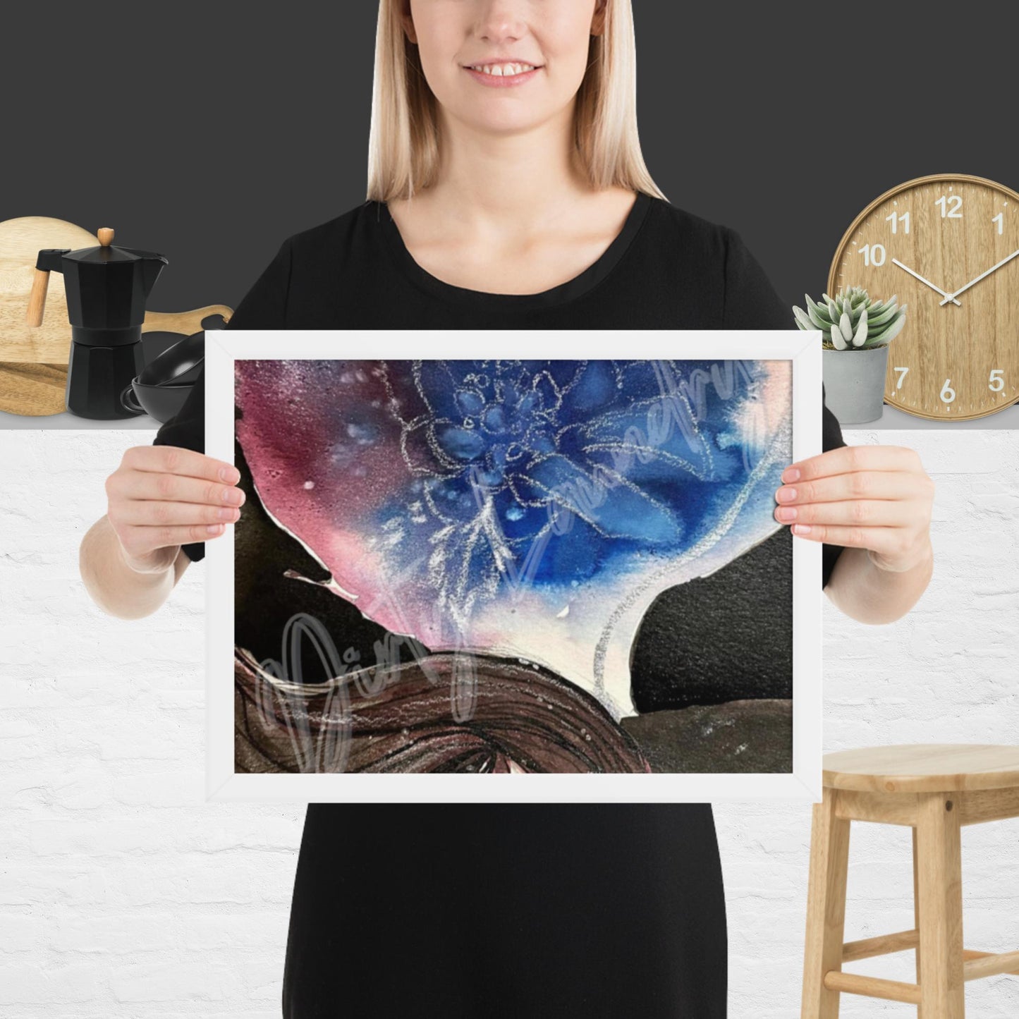 The Merge ~An Original Dirty Laundry Drop – Artistic Expression Print 12″×16″