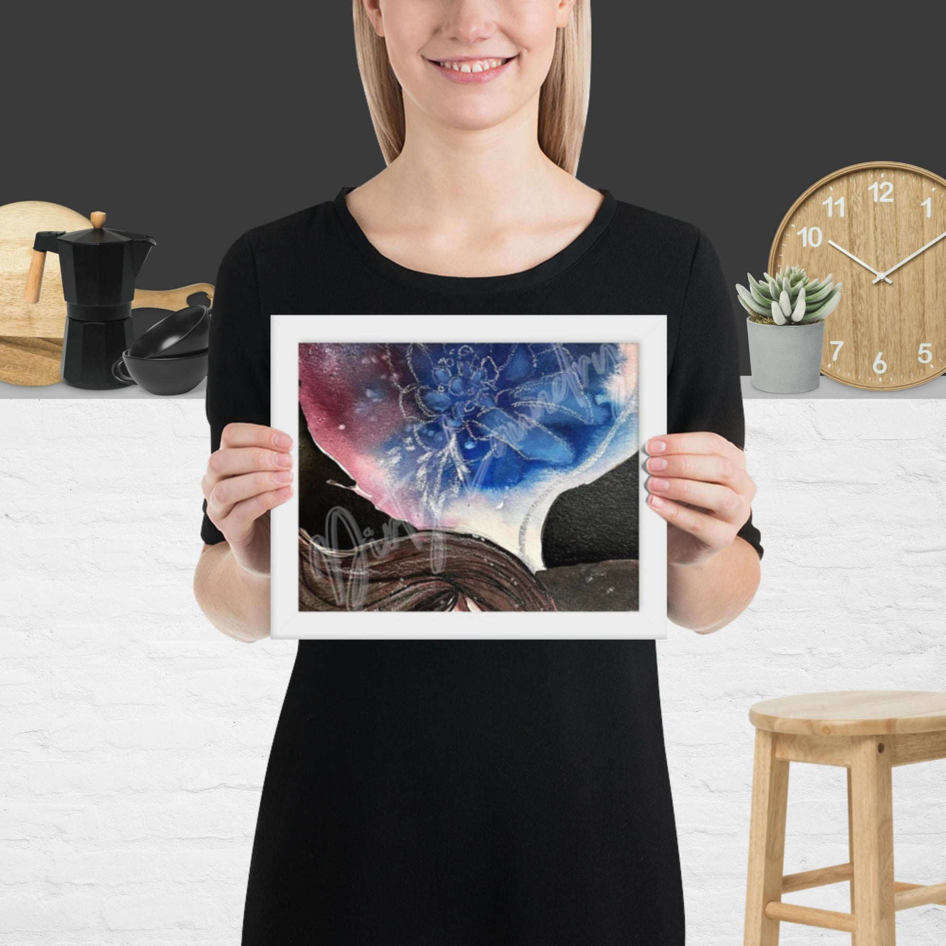 The Merge ~An Original Dirty Laundry Drop – Artistic Expression Print 8″×10″