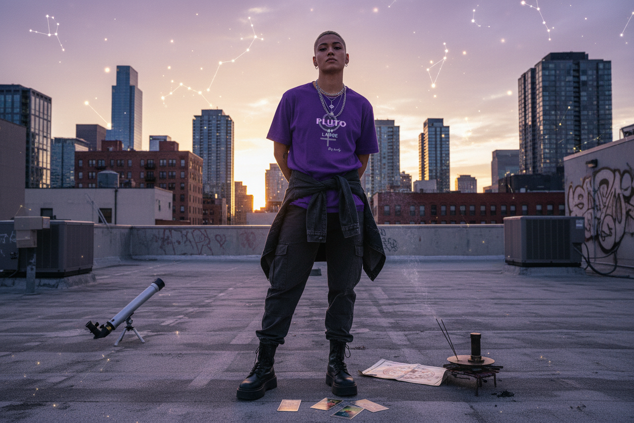 Pluto At Large Unisex t-shirt.