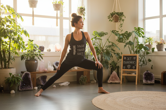 Sage That Shit Women's Racerback Tank.