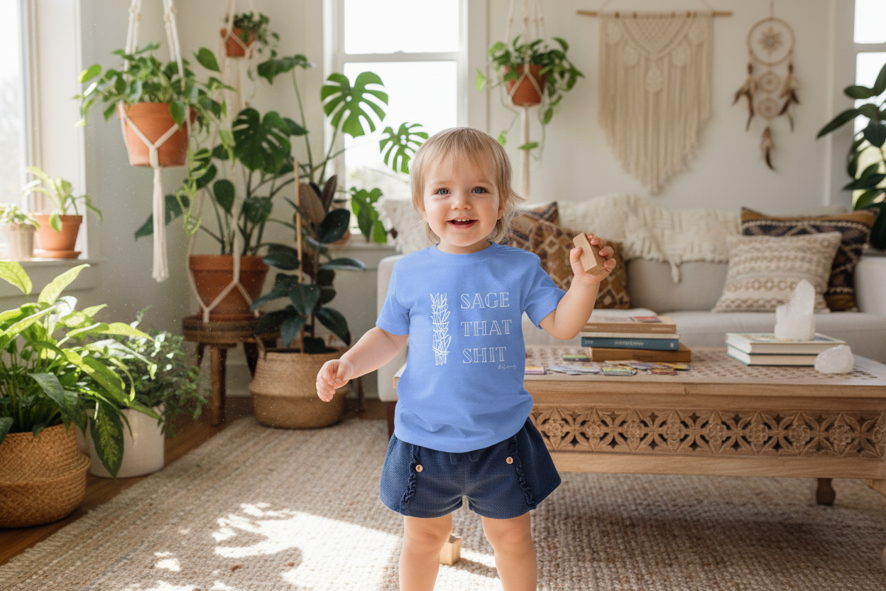 Toddler Short Sleeve Tee Sage That Shit
